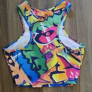 Kirra Graffiti Crop Top - XS
